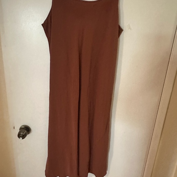 Eileen Fisher Dresses & Skirts - Eileen Fisher Sleeveless Midi Dress in Warm Rust